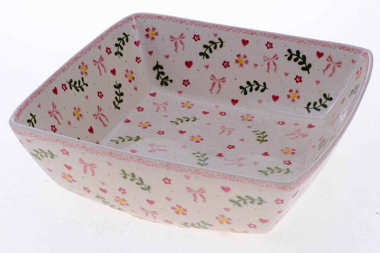 3-61 Quadratische Schale H=7cm; 23x23cm