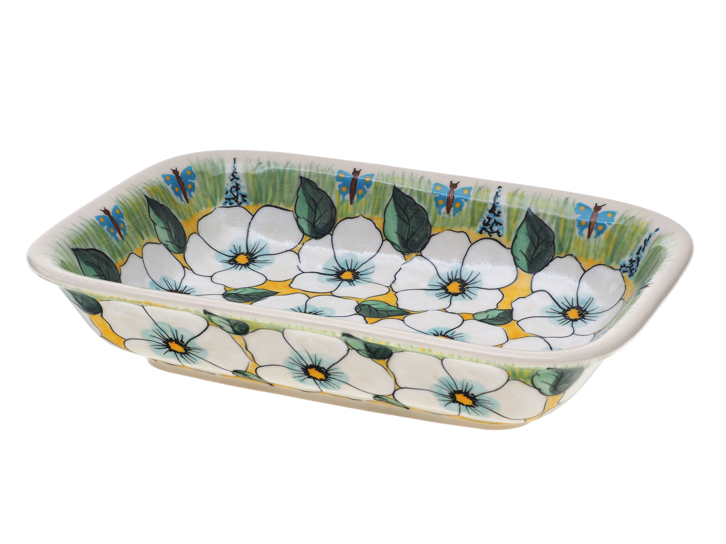 11-11 Zapiekacz- półmisek prostokątny H=5,7cm, 16,5x23,5cm