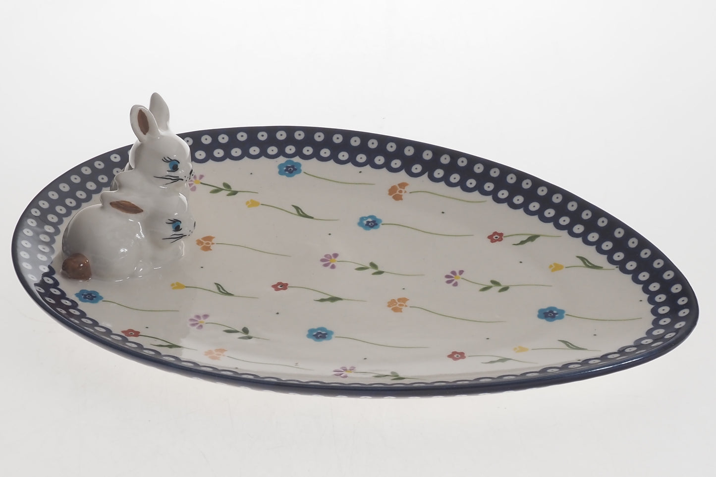 4-26 Talerz wielkanocny H=3cm, 33x23cm