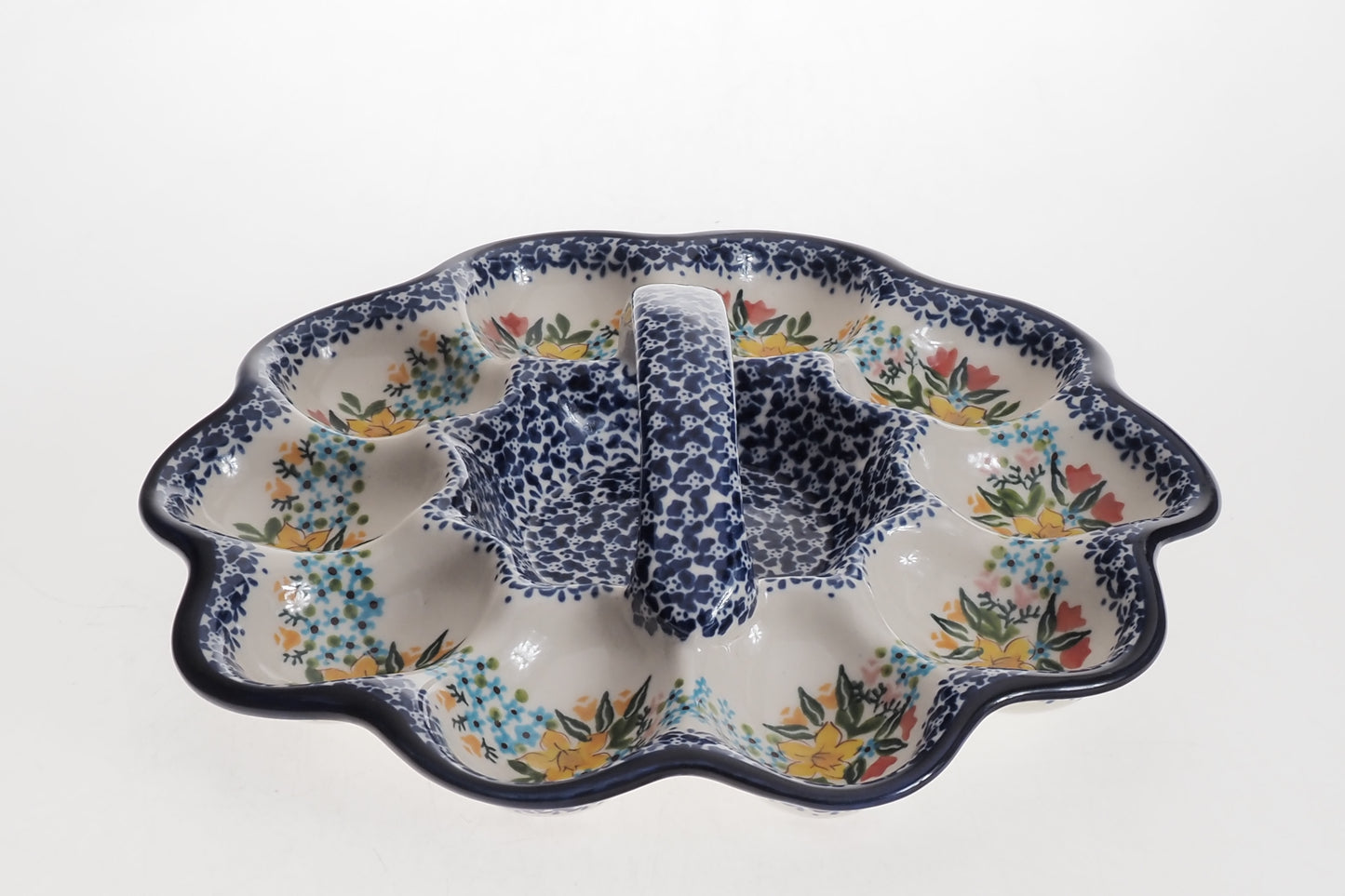 8-58 Talerz na 10 jaj z uchwytem H=7cm, Ø28cm