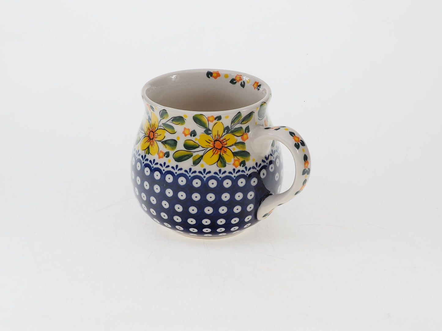 1-16-B187 Kubek Pękaty H=8cm, Ø 8cm, vol.0.22L