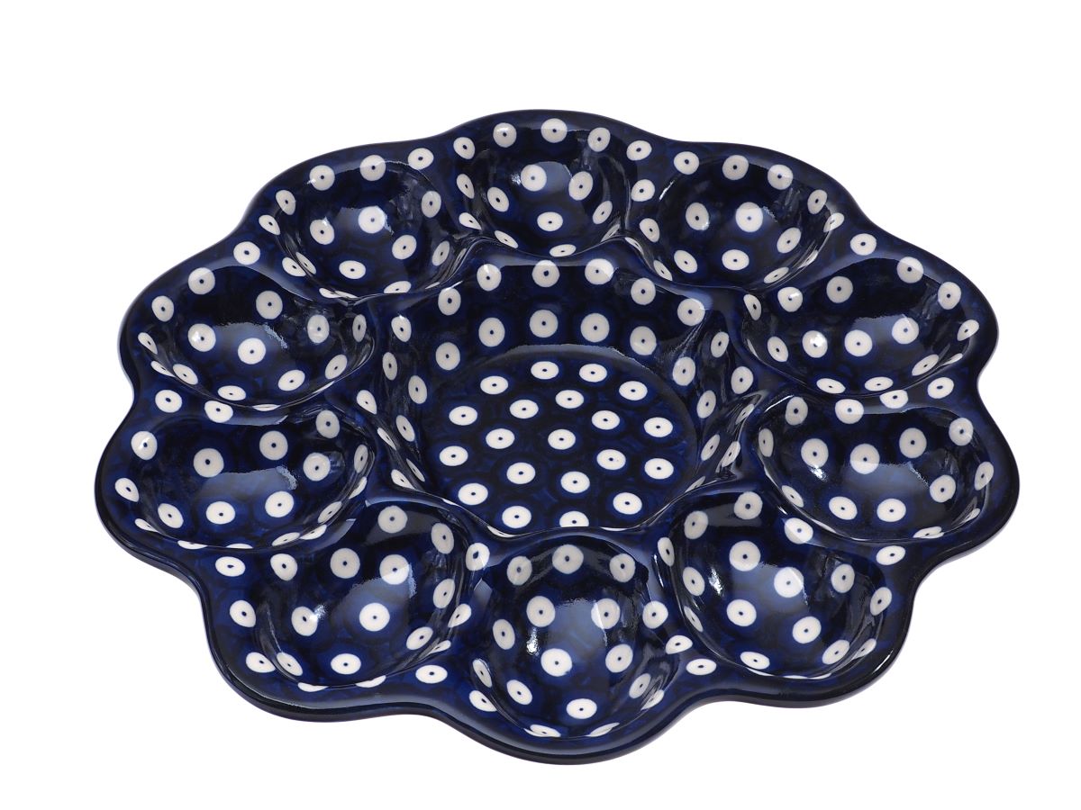 8-57 Teller für 10 Eier, Höhe 2,5 cm, Durchmesser 28 cm