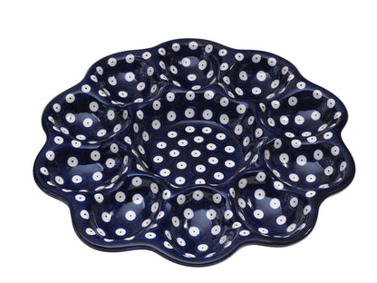 8-57 Teller für 10 Eier, Höhe 2,5 cm, Durchmesser 28 cm