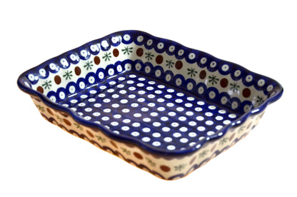 11-18 Zapiekacz z falowanym rantem H=5cm, 24x19cm