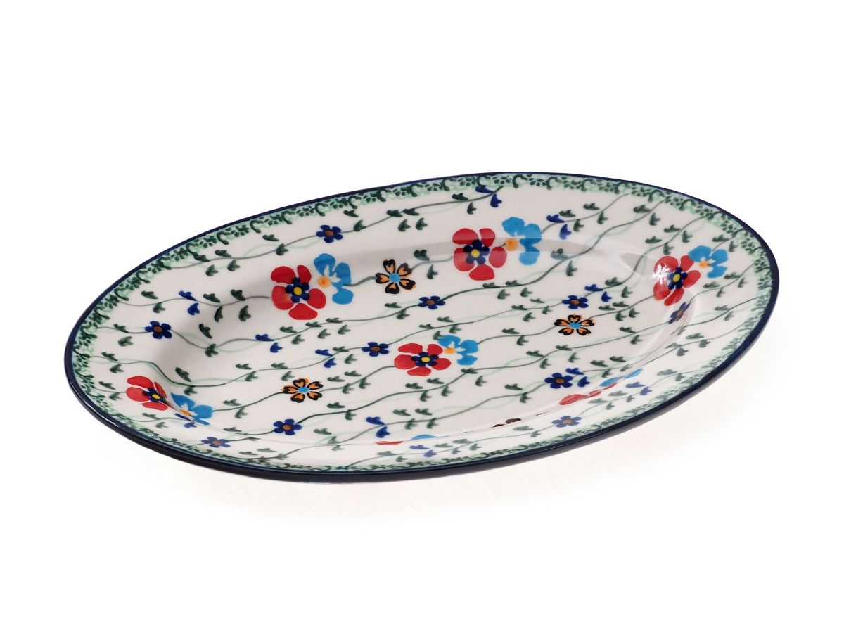 12-21 Półmisek owalny H=2,6cm, 17x24cm