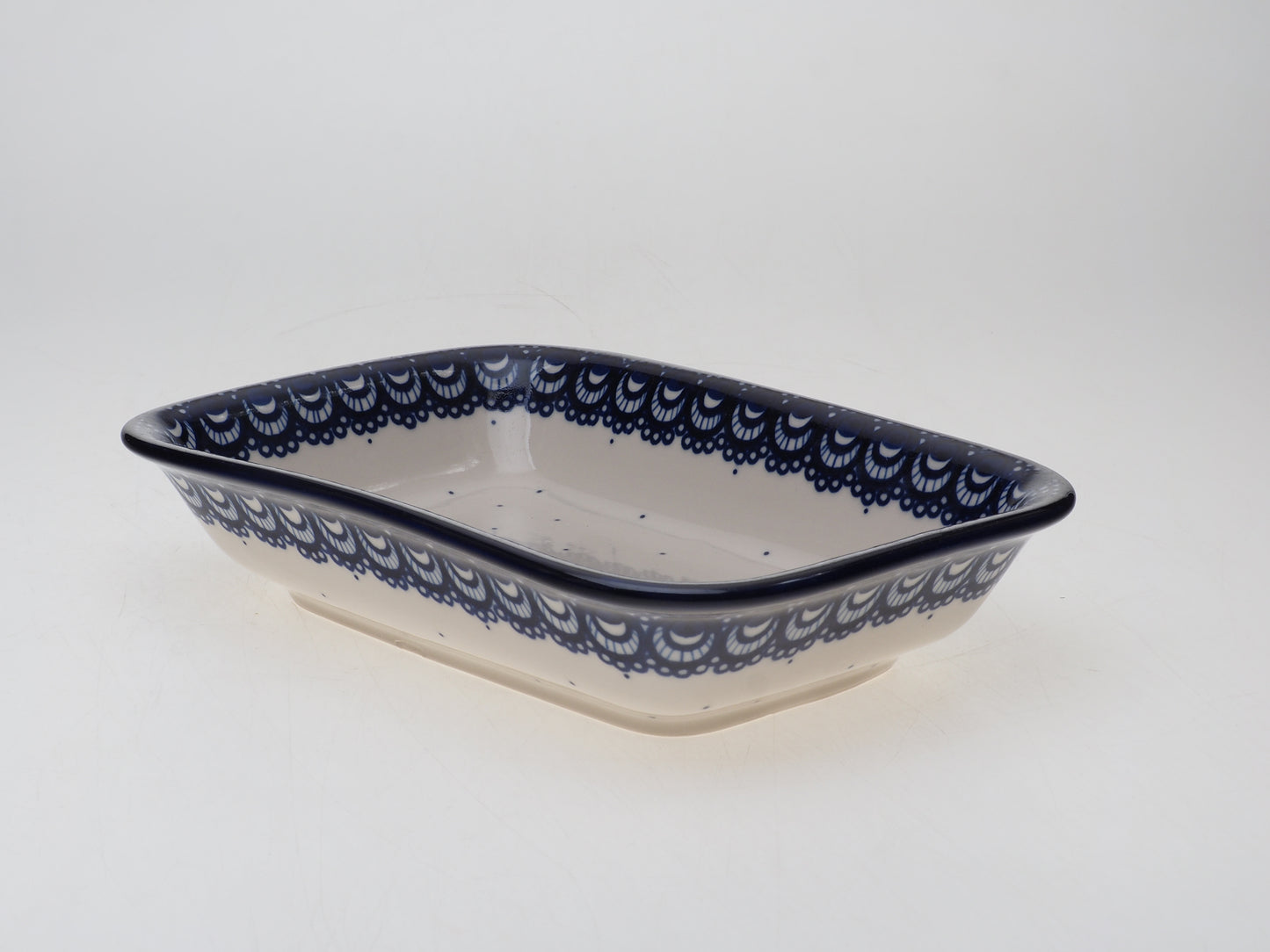 11-11 Zapiekacz- półmisek prostokątny H=5,7cm, 16,5x23,5cm