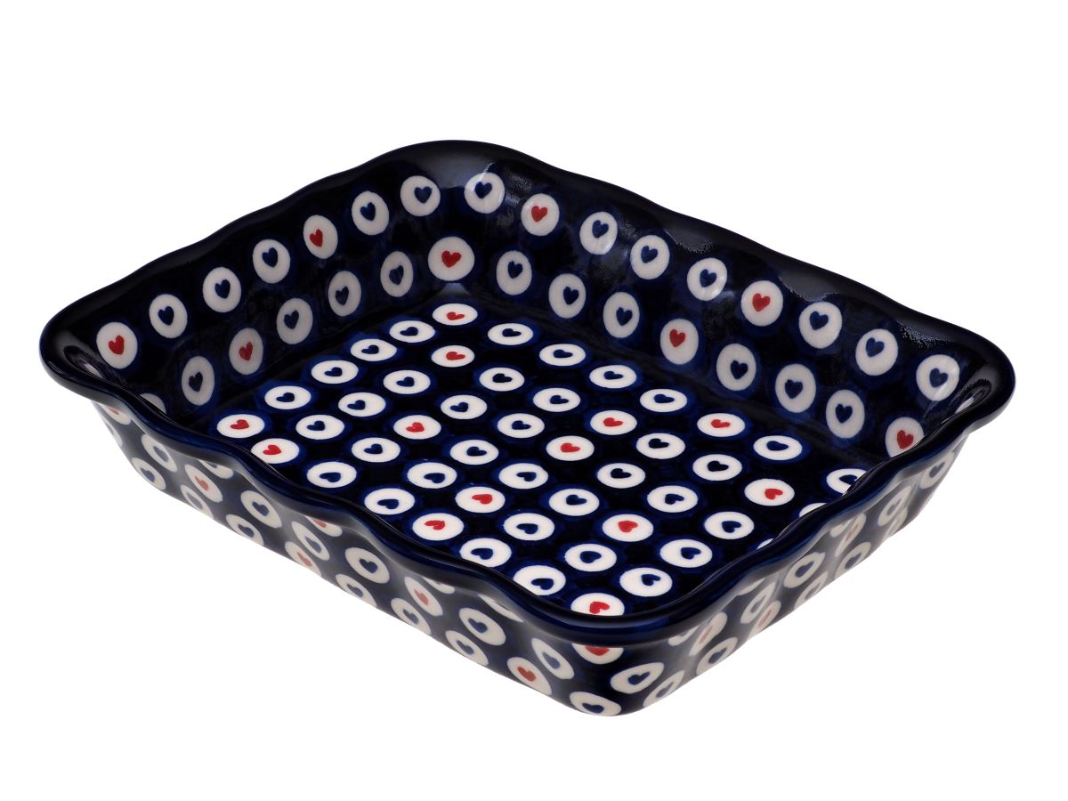 11-18 Zapiekacz z falowanym rantem H=5cm, 24x19cm