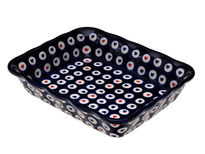 11-18 Zapiekacz z falowanym rantem H=5cm, 24x19cm