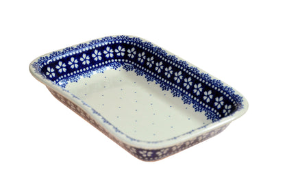 11-11 Zapiekacz- półmisek prostokątny H=5,7cm, 16,5x23,5cm