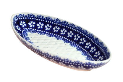 12-10 Półmisek owalny H=3,8cm, 12,5x24,5cm