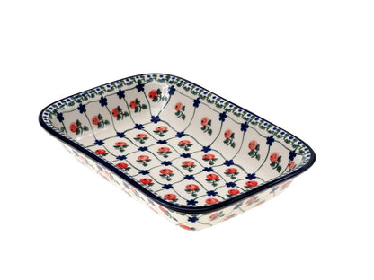 11-11 Zapiekacz- półmisek prostokątny H=5,7cm, 16,5x23,5cm