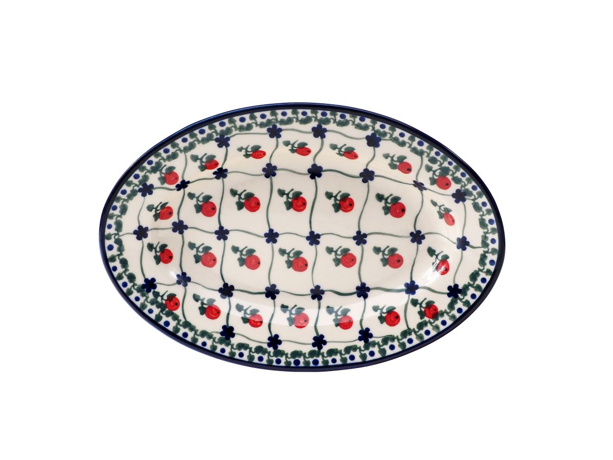 12-21 Półmisek owalny H=2,6cm, 17x24cm