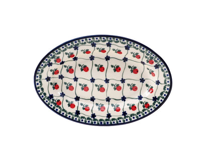 12-21 Półmisek owalny H=2,6cm, 17x24cm