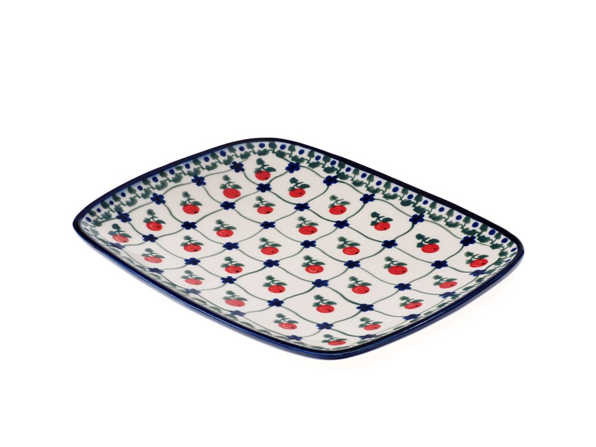 4-08 Dessertteller H=2,5 cm, 23 x 18,5 cm