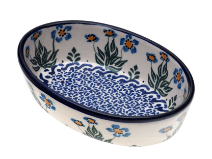 11-21 Zapiekacz owalny mały H=4cm, 16x11cm