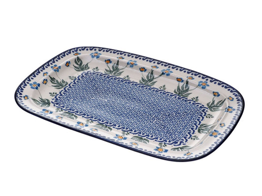 12-09 Półmisek duży z rantem H=3cm, 24x33,5cm