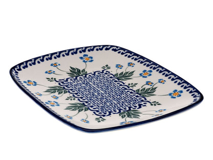 4-08 Dessertteller H=2,5 cm, 23 x 18,5 cm