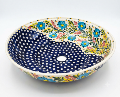 3-55 Umywalka ceramiczna duża H=11,5cm, Ø38cm