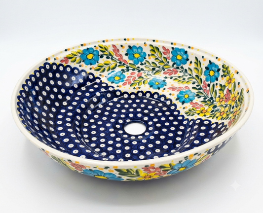 3-55 Umywalka ceramiczna duża H=11,5cm, Ø38cm