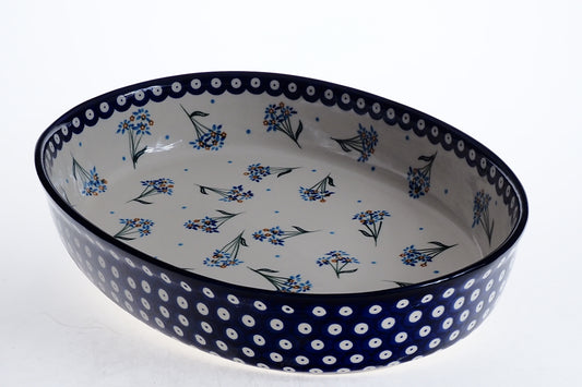 11-05 Zapiekacz owalny XL H=7,5cm, L=36,5cmx28cm