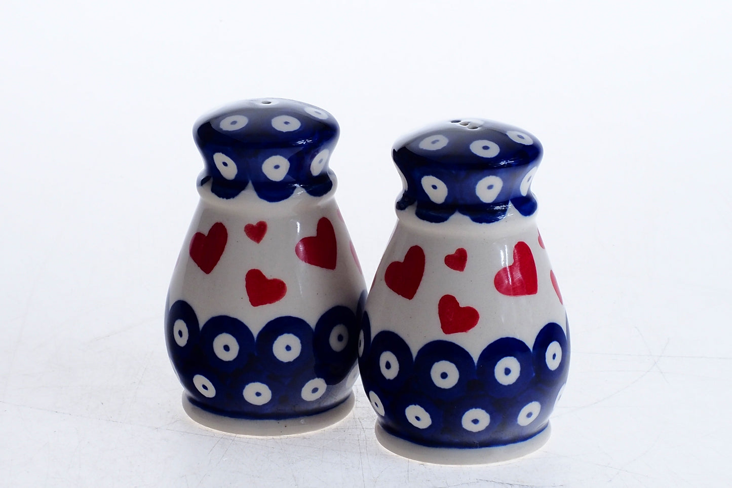 8-02 Solniczka grzybek- komplet 2szt H=7cm, Ø 5cm