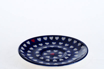 1-04 Tasse H=6,5 cm, Ø 9,3 cm, Volumen 0,23 l + 4-11 Untertasse Ø 14,5 cm