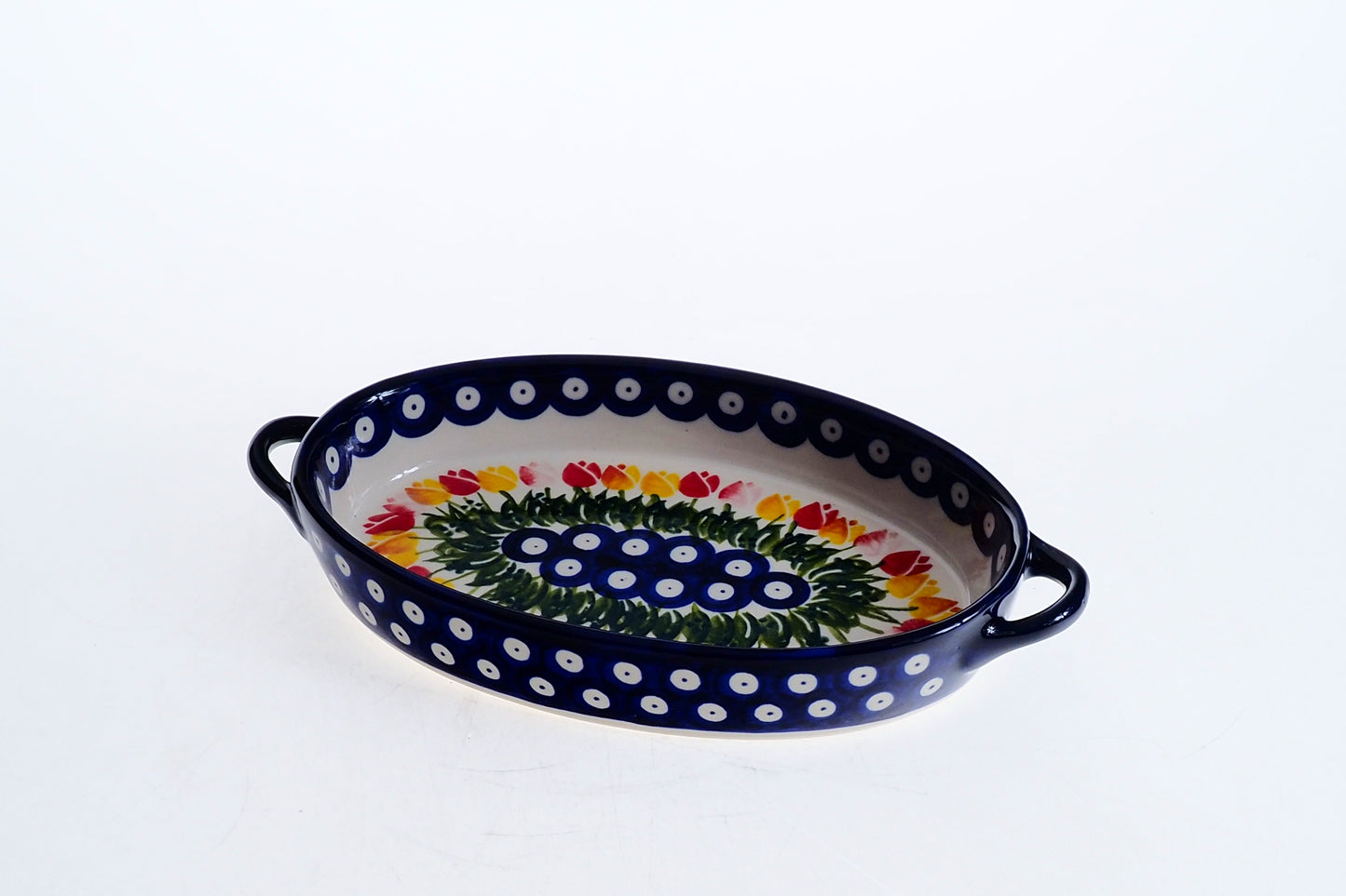 11-34 Zapiekacz owalny z uszami 25x14cm; H=4cm