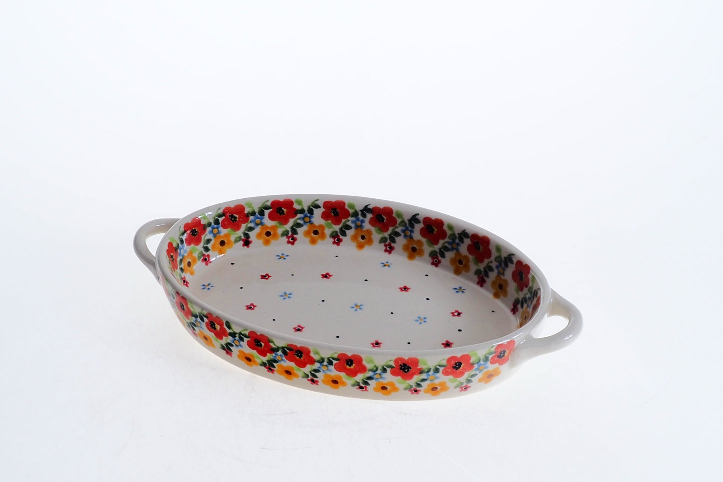 11-34 Zapiekacz owalny z uszami 25x14cm; H=4cm