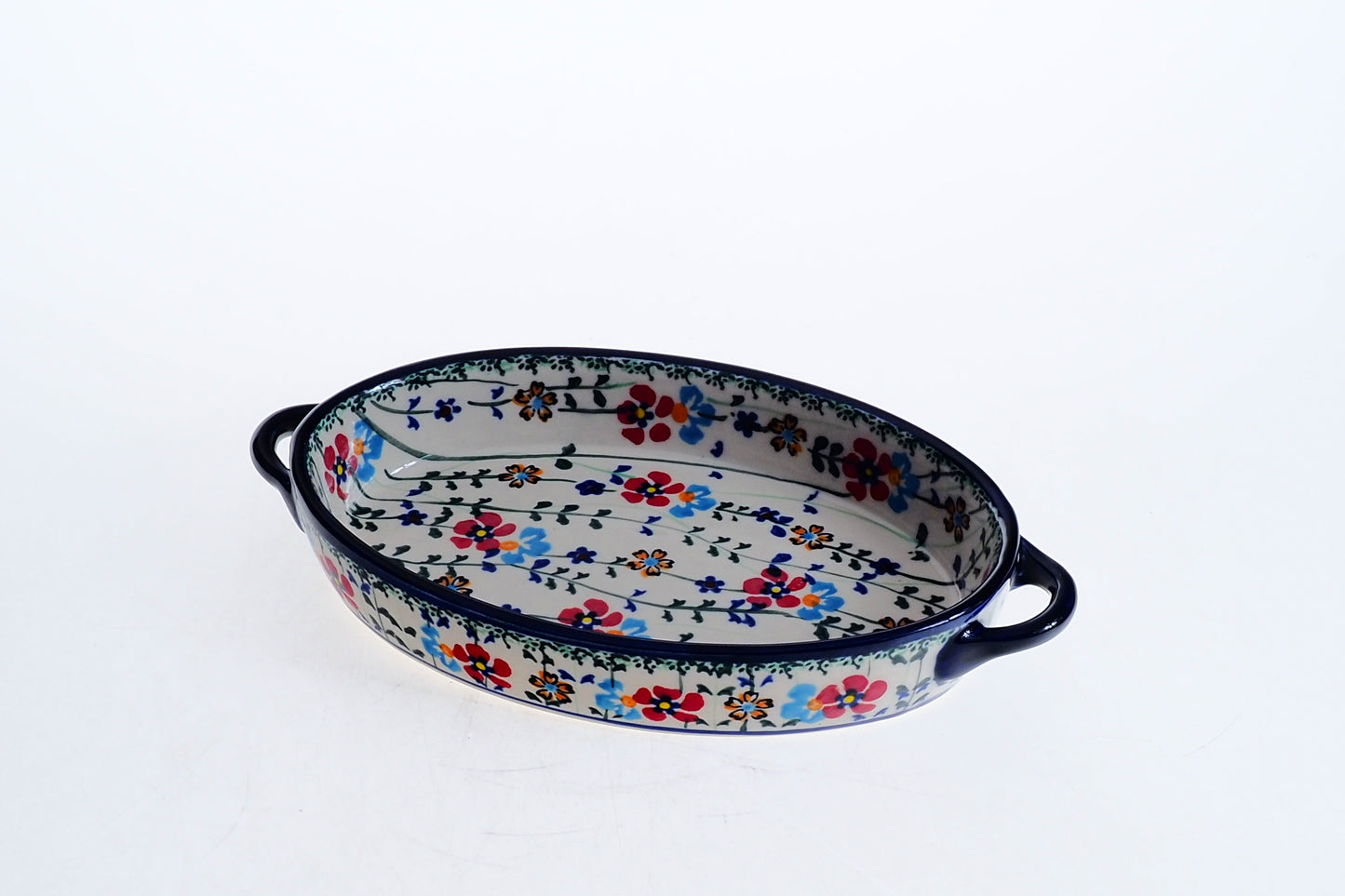 11-34 Zapiekacz owalny z uszami 25x14cm; H=4cm