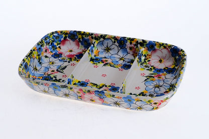 12-24 Półmisek dzielony L=24cm 16x24cm