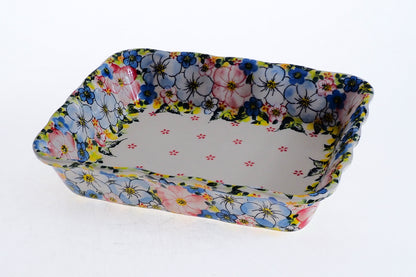 11-18 Zapiekacz z falowanym rantem H=5cm, 24x19cm