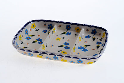 12-24 Półmisek dzielony L=24cm 16x24cm