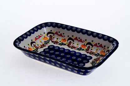 11-11 Zapiekacz- półmisek prostokątny H=5,7cm, 16,5x23,5cm
