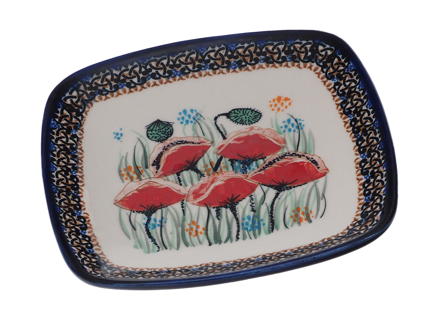 4-08 Dessertteller H=2,5 cm, 23 x 18,5 cm