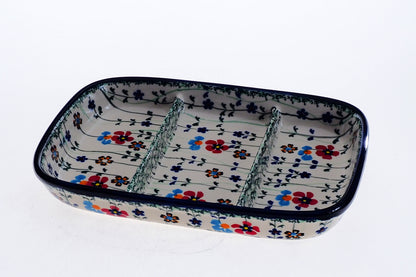 12-24 Półmisek dzielony L=24cm 16x24cm