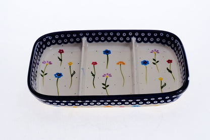 12-24 Półmisek dzielony L=24cm 16x24cm
