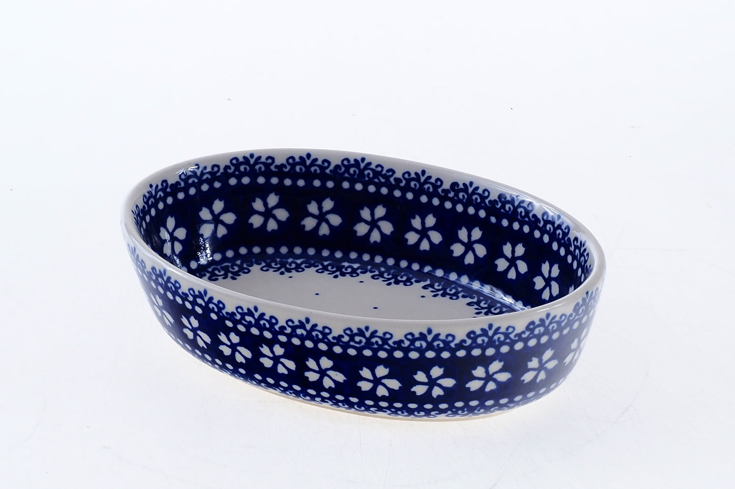 11-21 Zapiekacz owalny mały H=4cm, 16x11cm