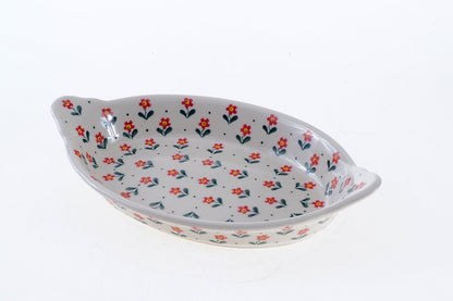 12-11 Półmisek owalny H=3,2cm, 13x23,5cm