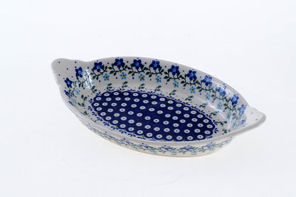 12-11 Półmisek owalny H=3,2cm, 13x23,5cm