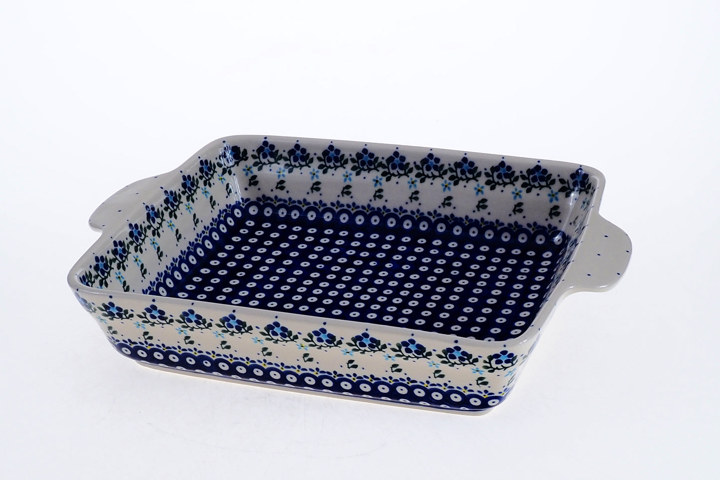 11-31 Średni zapiekacz prostokątny z uszami H=6cm; 20x29cm