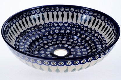 3-55 Umywalka ceramiczna duża H=11,5cm, Ø38cm