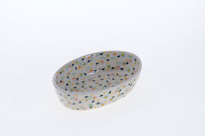 11-21 Zapiekacz owalny mały H=4cm, 16x11cm