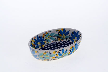 11-21 Zapiekacz owalny mały H=4cm, 16x11cm