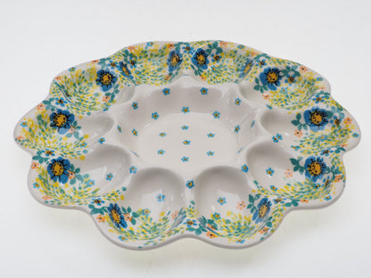 8-57 Teller für 10 Eier, Höhe 2,5 cm, Durchmesser 28 cm
