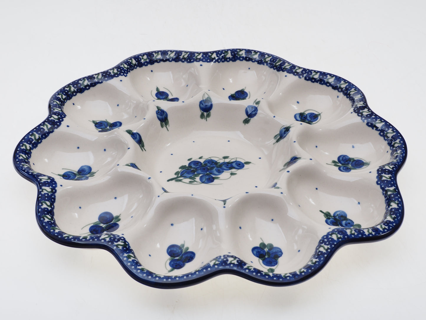 8-57 Teller für 10 Eier, Höhe 2,5 cm, Durchmesser 28 cm
