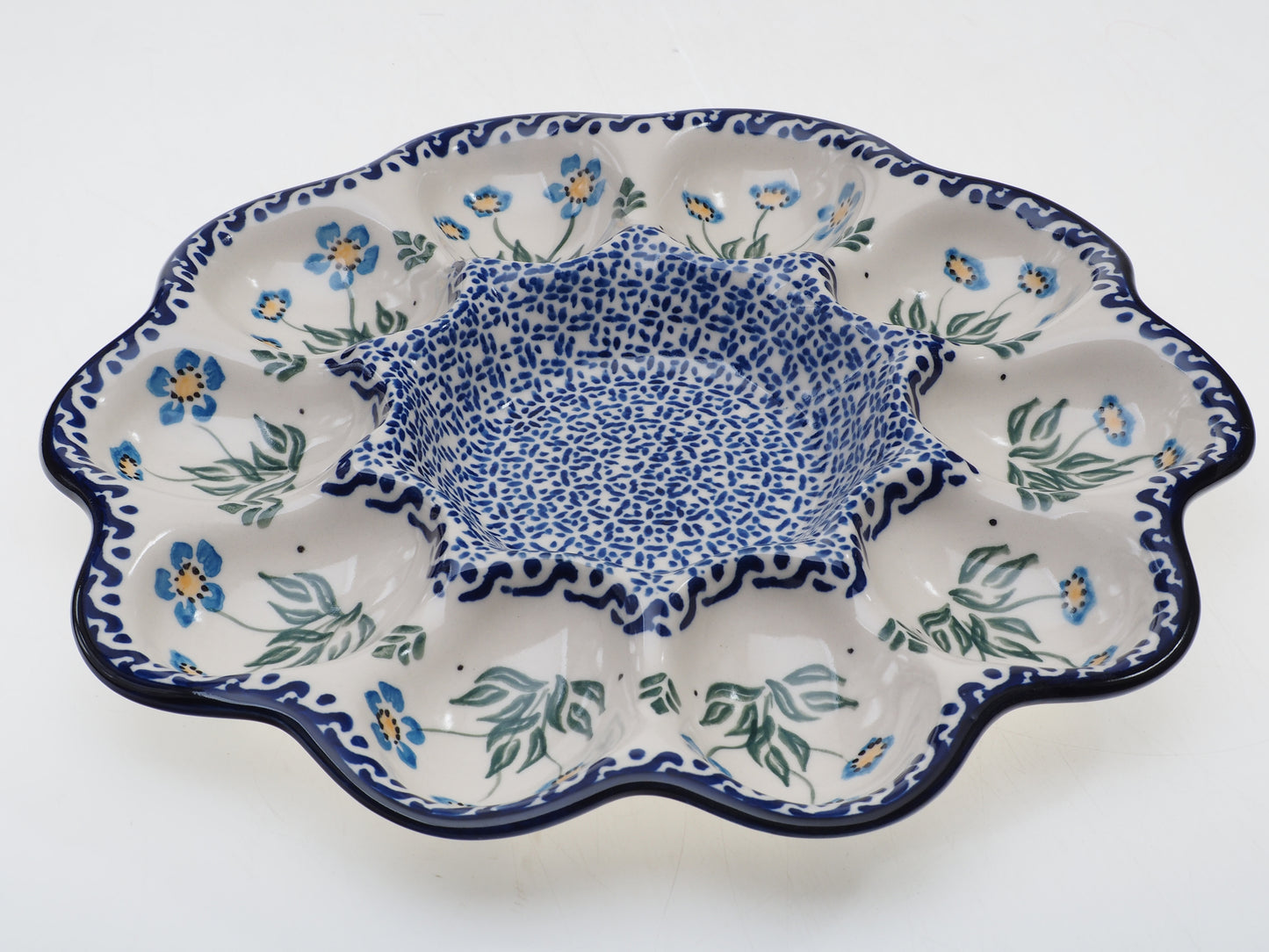 8-57 Teller für 10 Eier, Höhe 2,5 cm, Durchmesser 28 cm