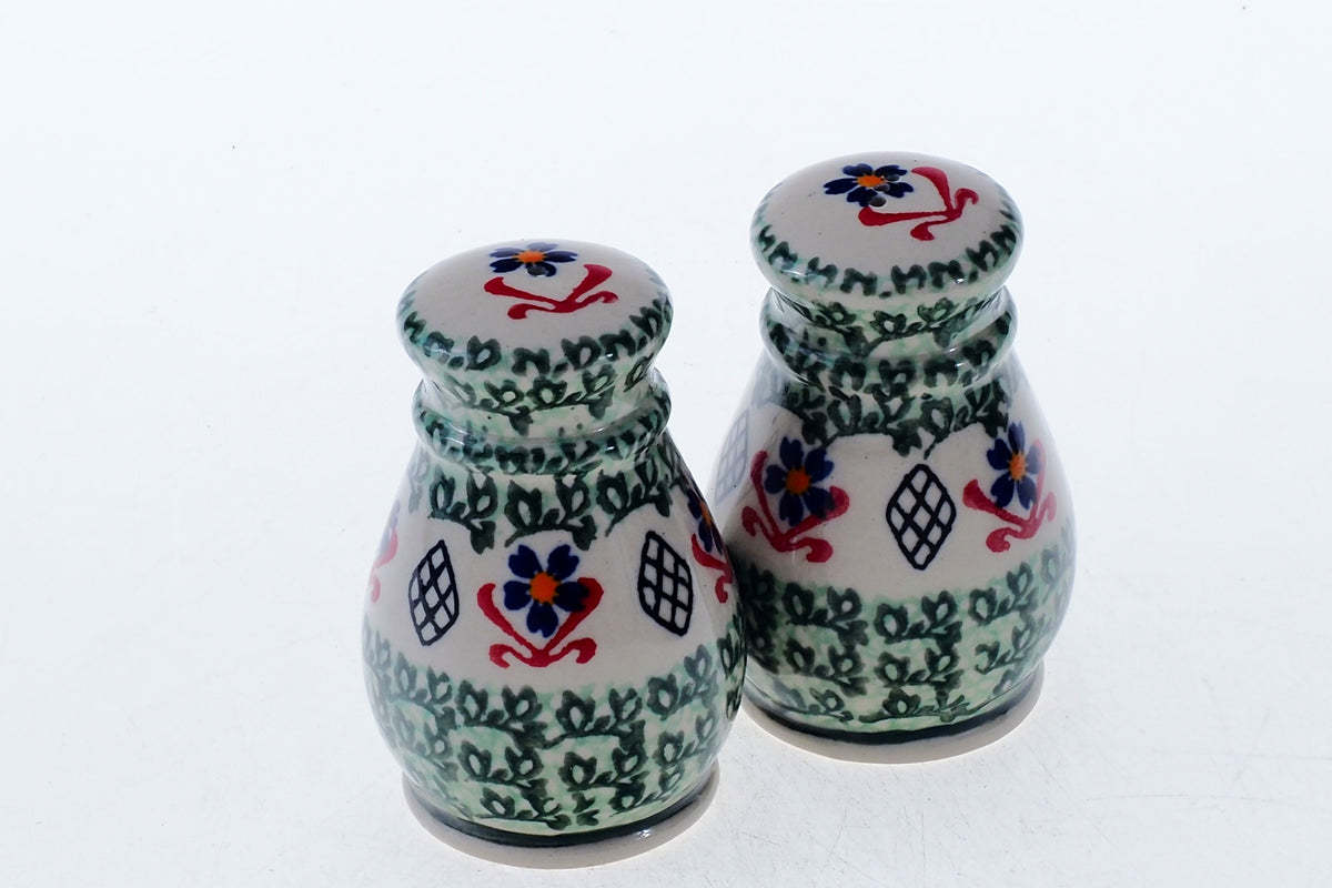 8-02 Solniczka grzybek- komplet 2szt H=7cm, Ø 5cm