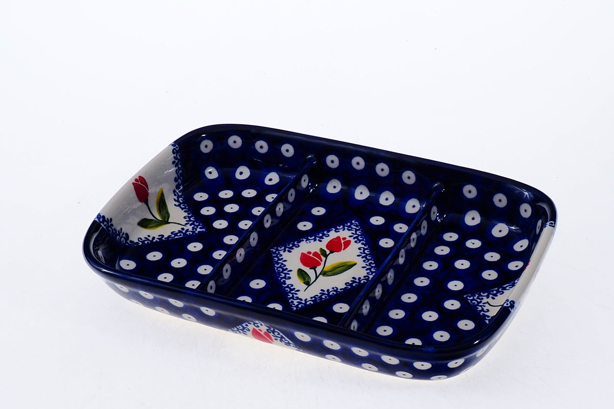 12-24 Półmisek dzielony L=24cm 16x24cm