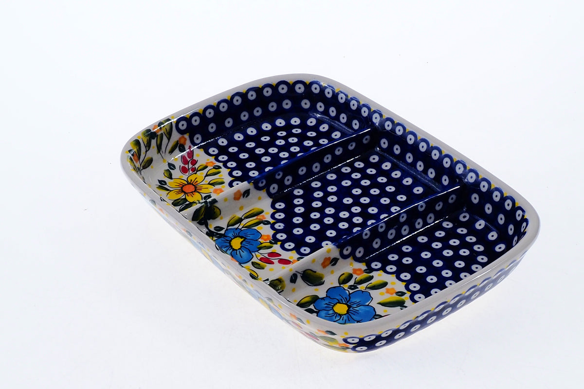 12-24 Półmisek dzielony L=24cm 16x24cm