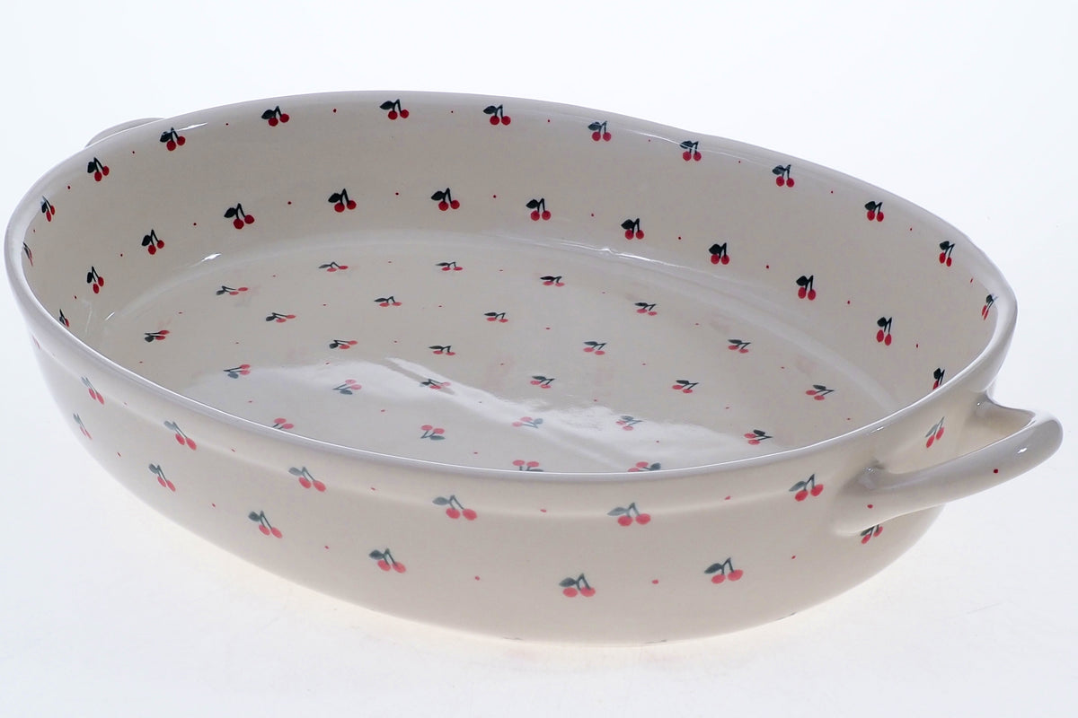 11-20 Zapiekacz owalny duży H=7,5cm, 28x36,5cm